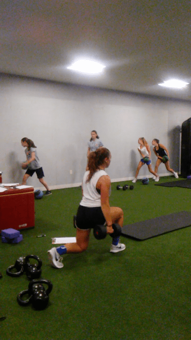shs girls soccer training
